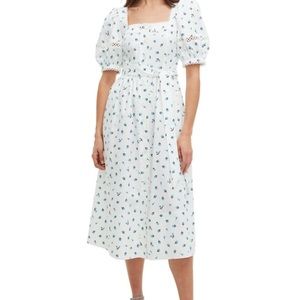 Kate Spade Dainty Bloom Poplin Dress 14